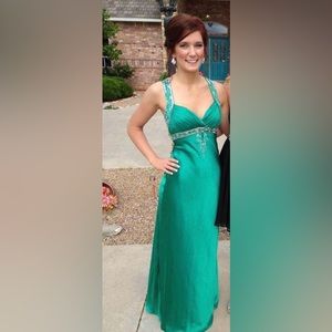 Teal Prom / Formal Dress